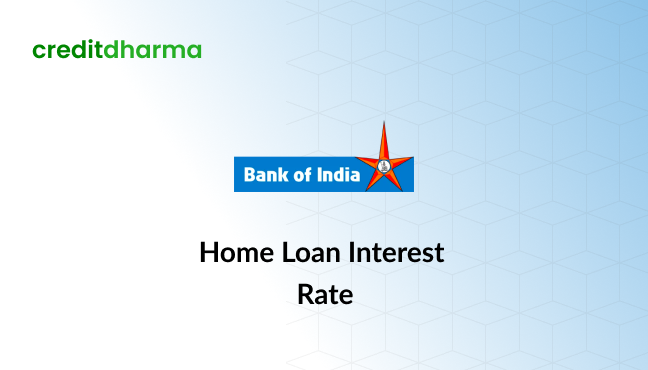 Bank of india Home Loan interest Rate