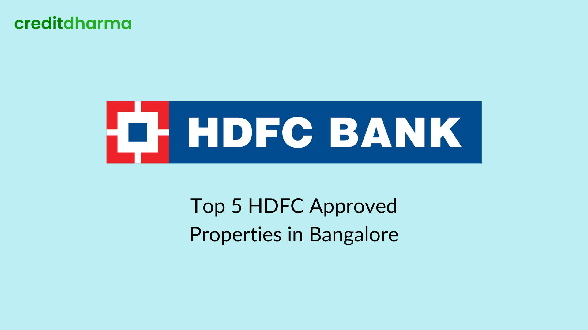 top 5 hdfc approved properties