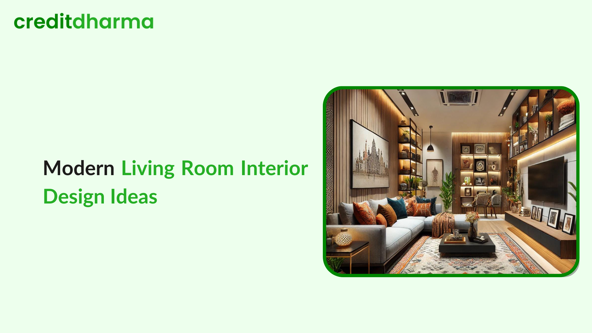 Modern Living Room Interior Design Ideas for Indian Homes