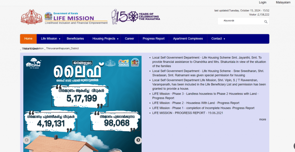 Kerala's LIFE Mission: Progressing towards housing for all.