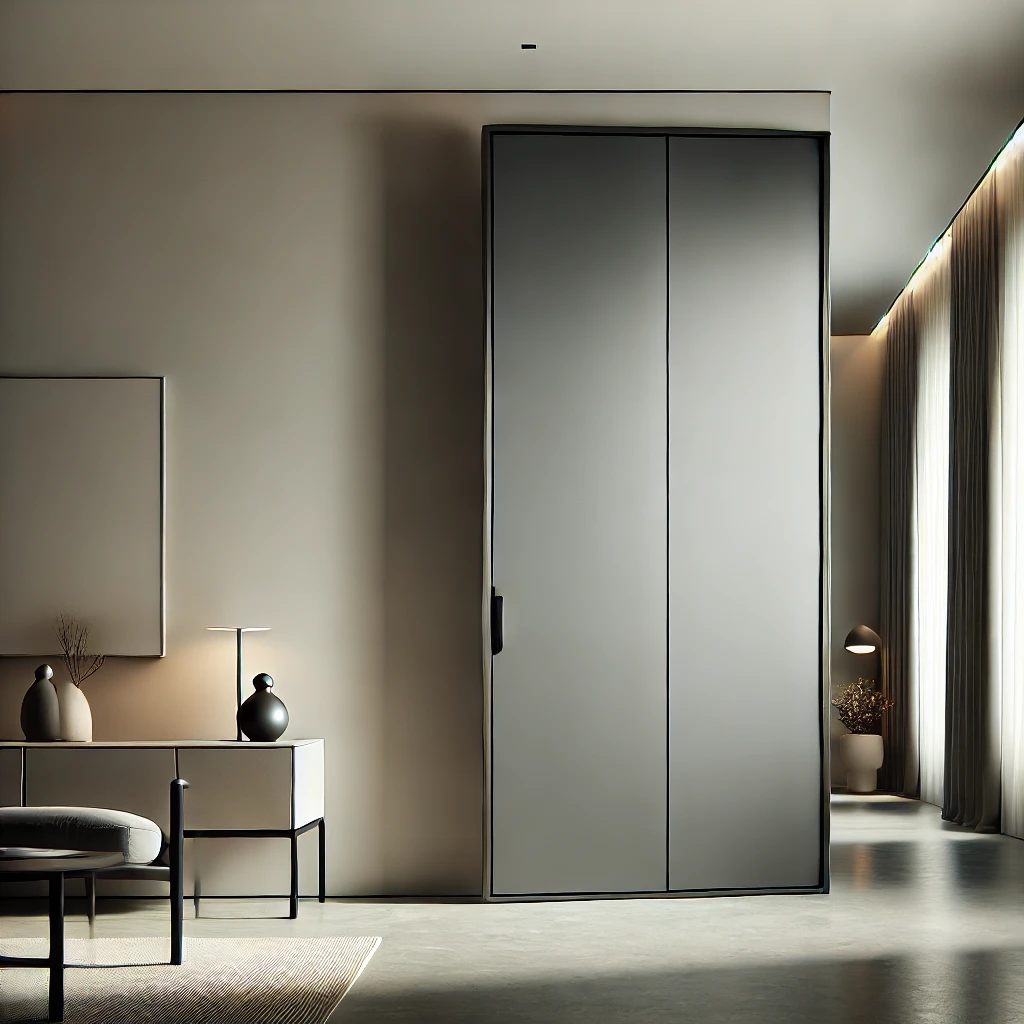 Sleek minimalist wardrobe design that radiates modern elegance