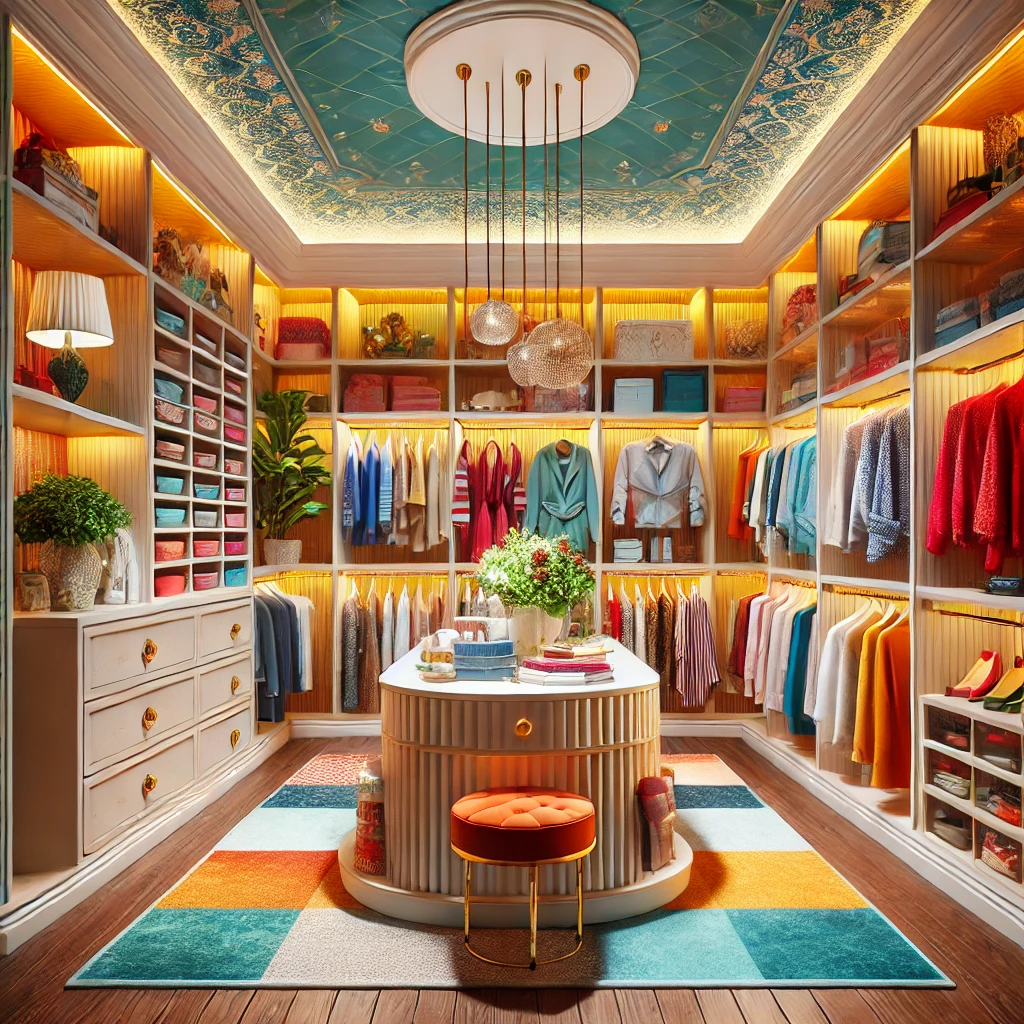 Experience organized luxury with walk in wardrobes