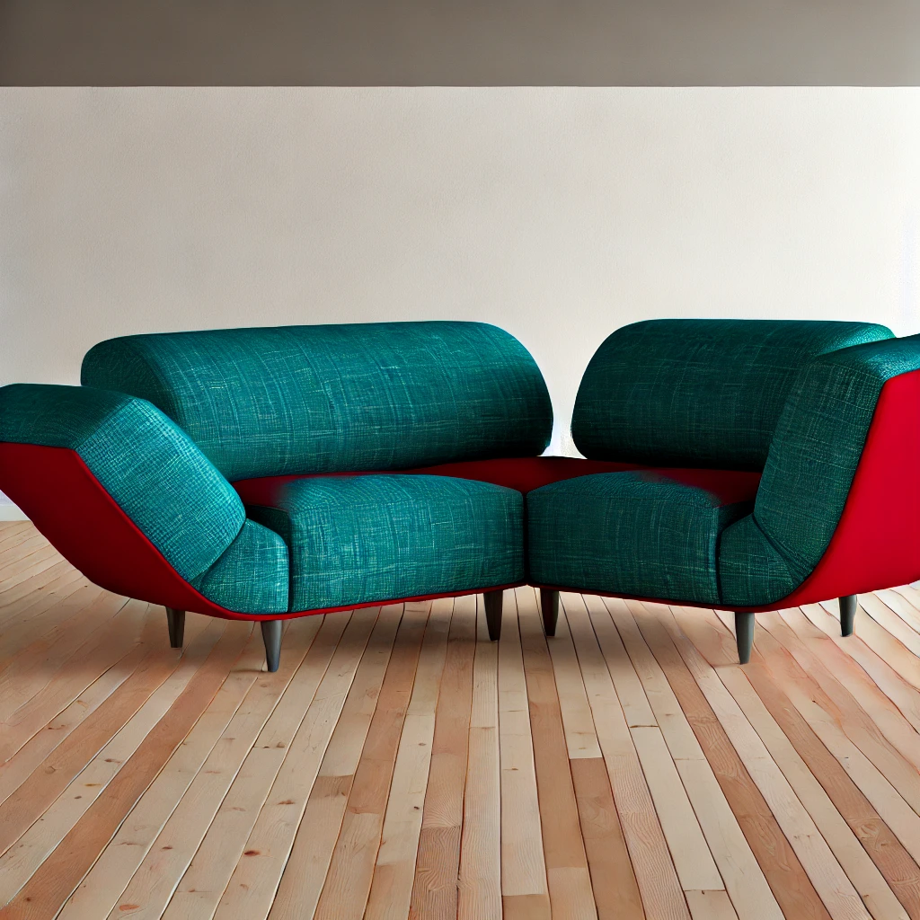 Break the mold with a sofa that bends the rules