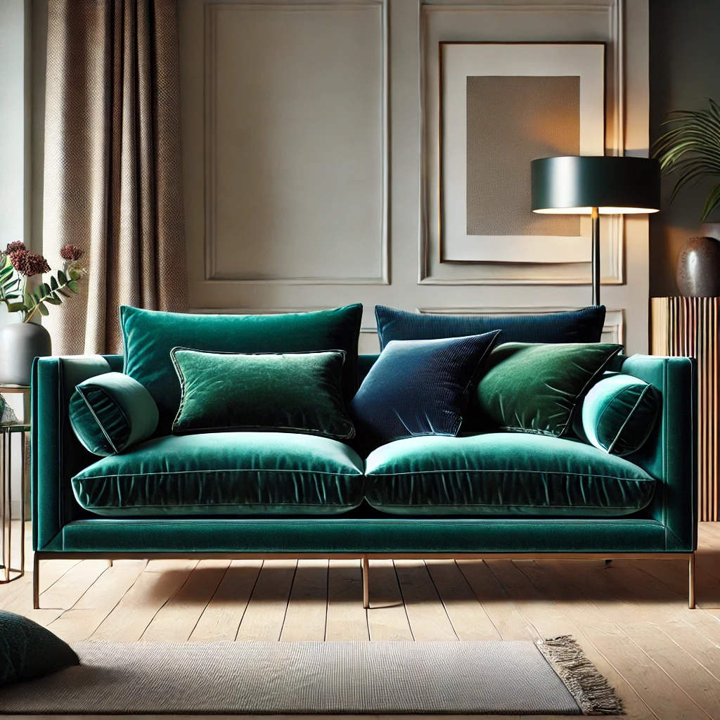 Rich textures meet contemporary charm in velvet luxury