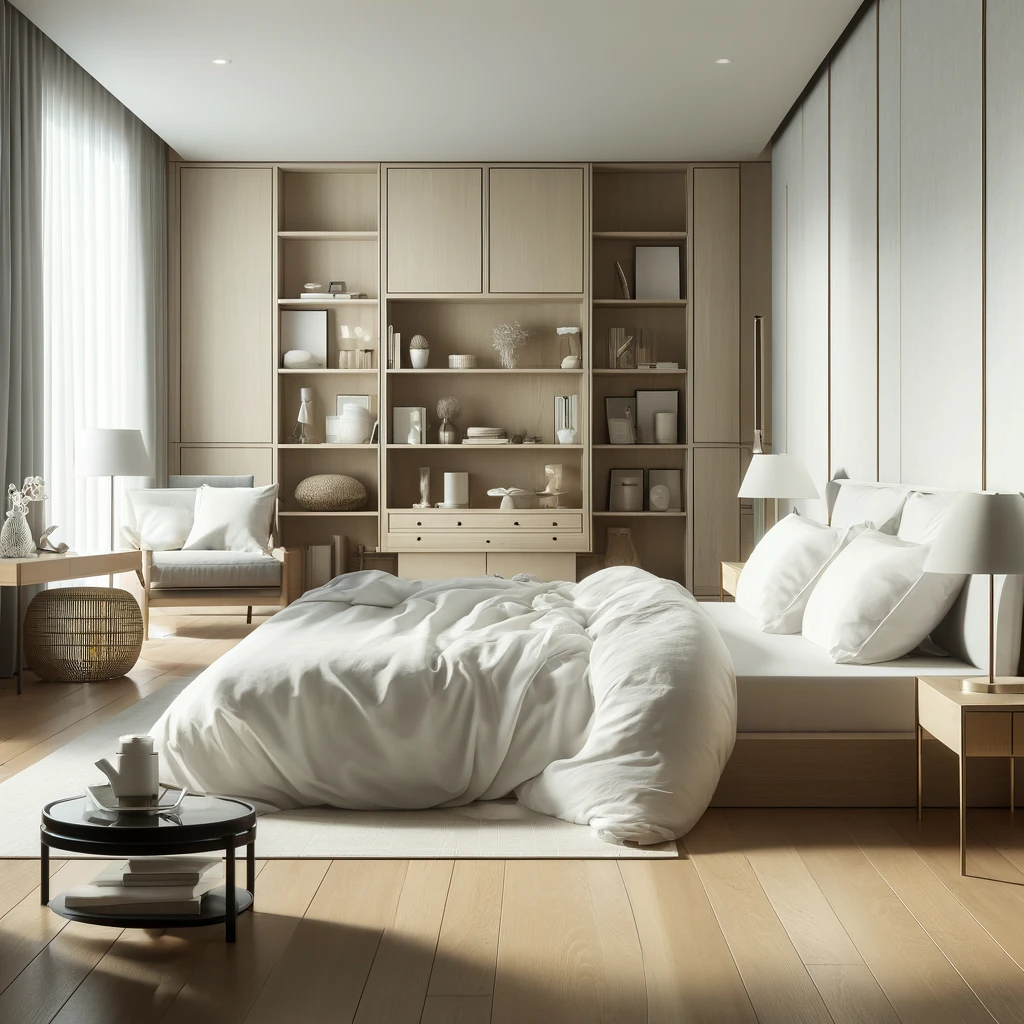 Clutter-Free Design – A clean, open look enhances relaxation and luxury.