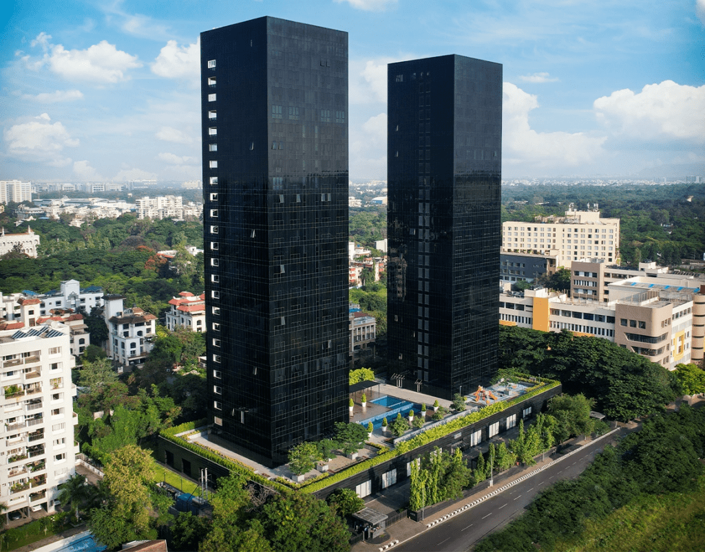 Sleek and bold: Trump Towers Pune brings sophistication to the city's skyline.