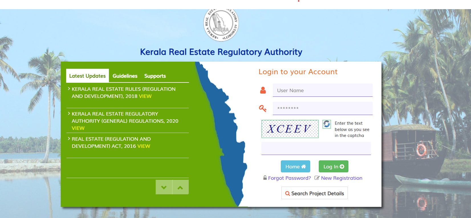 rera registration kerala