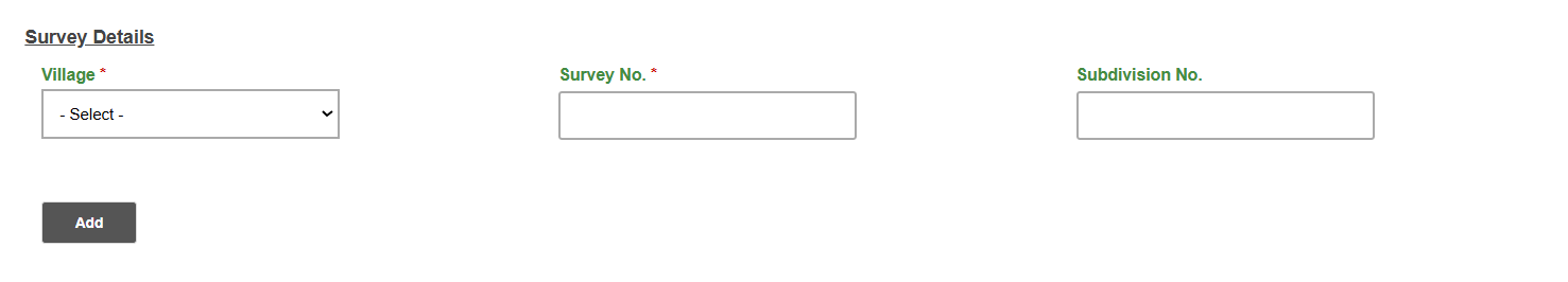 TNREGINET survey number search option for EC online in Tamil Nadu.
