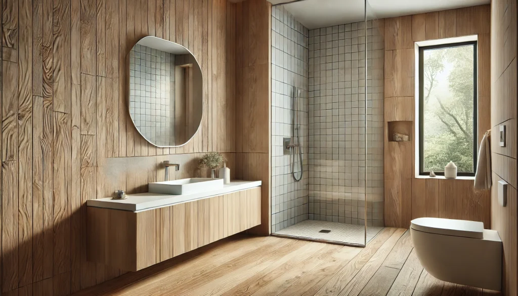 Wood-Look bathroom Tiles