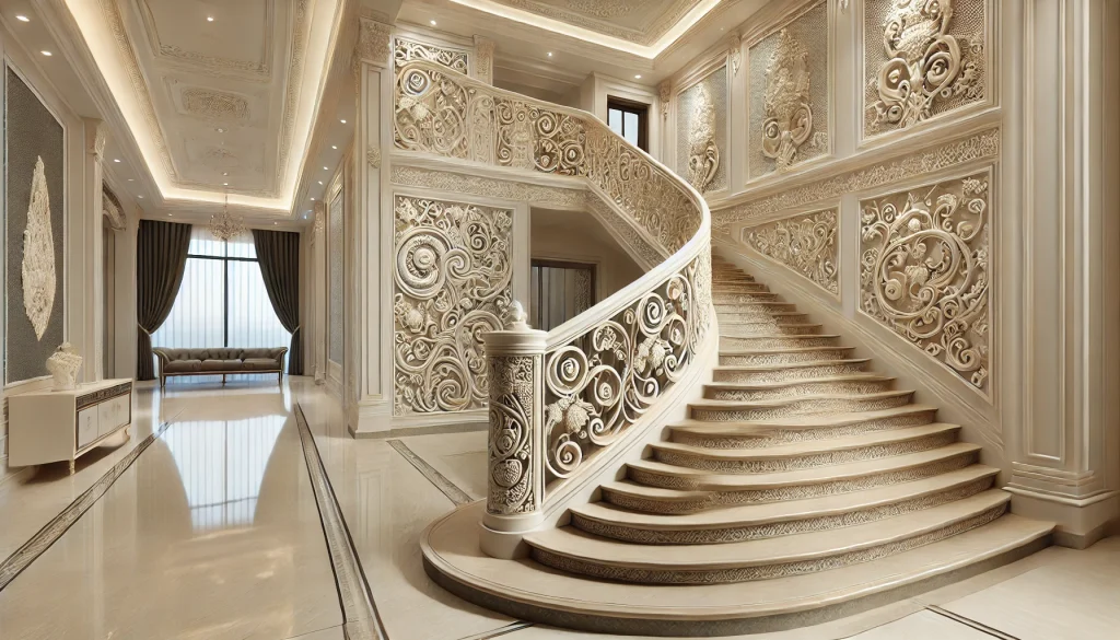 POP design for staircase