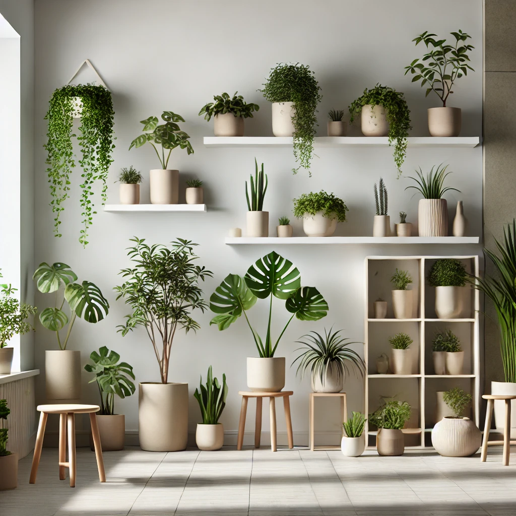 Monochromatic Scheme with Plants