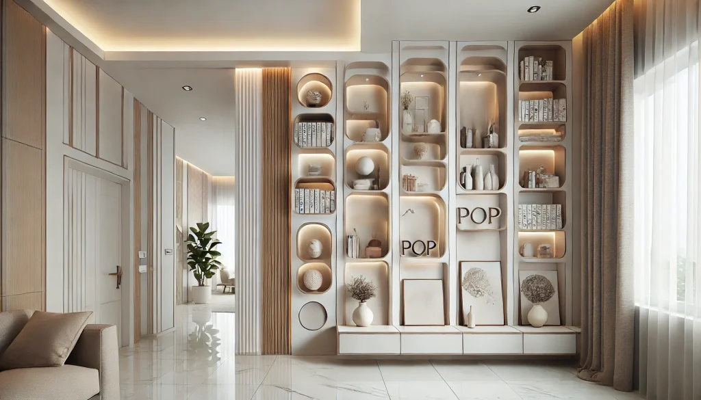 Integrated Shelving POP design