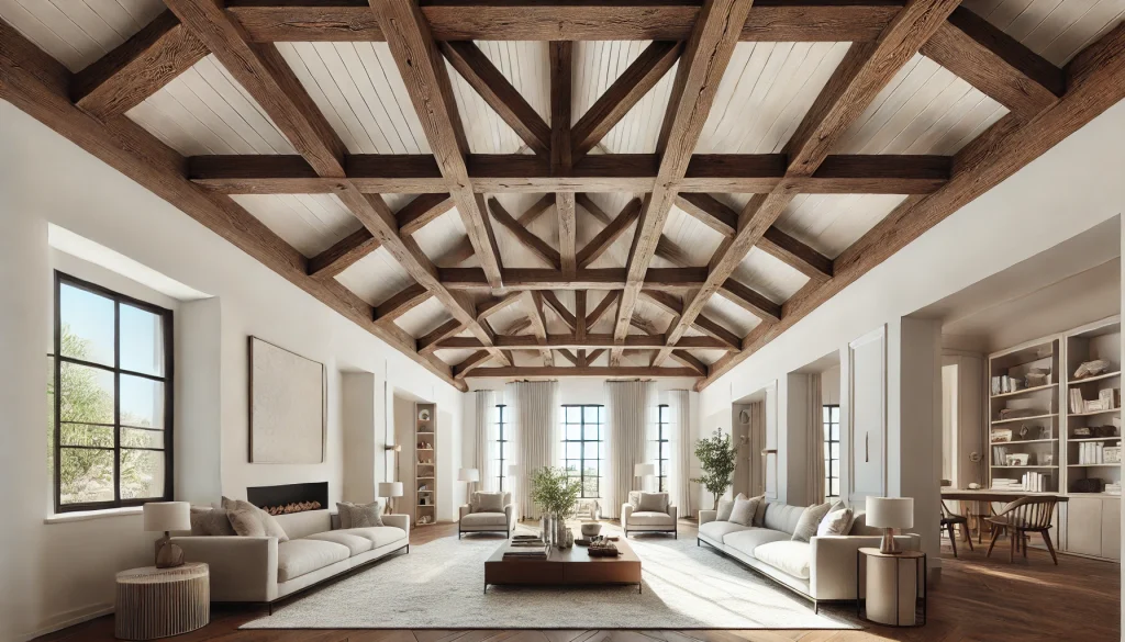 faux Architectural beams ceiling