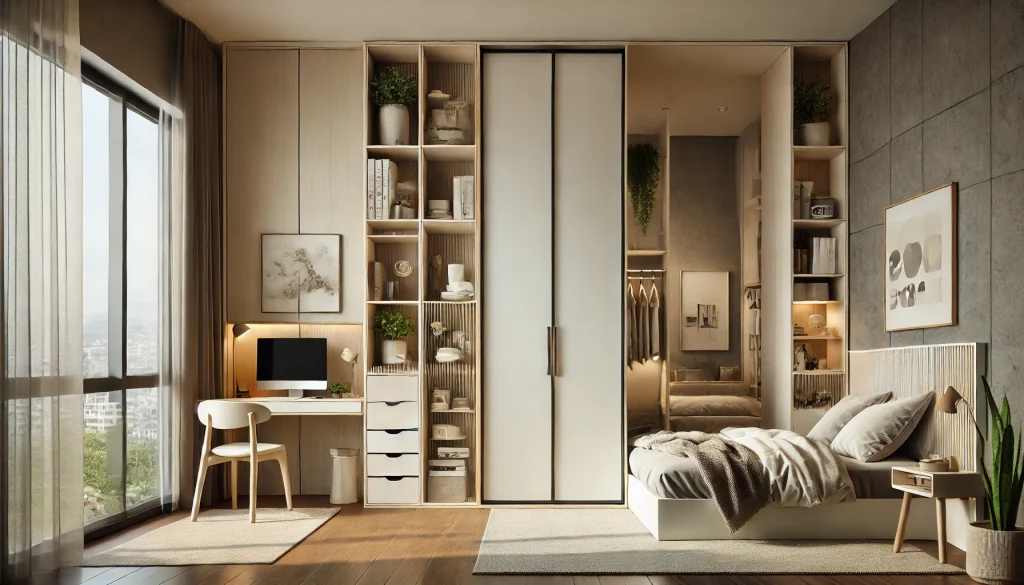 Partition Wall Wardrobe