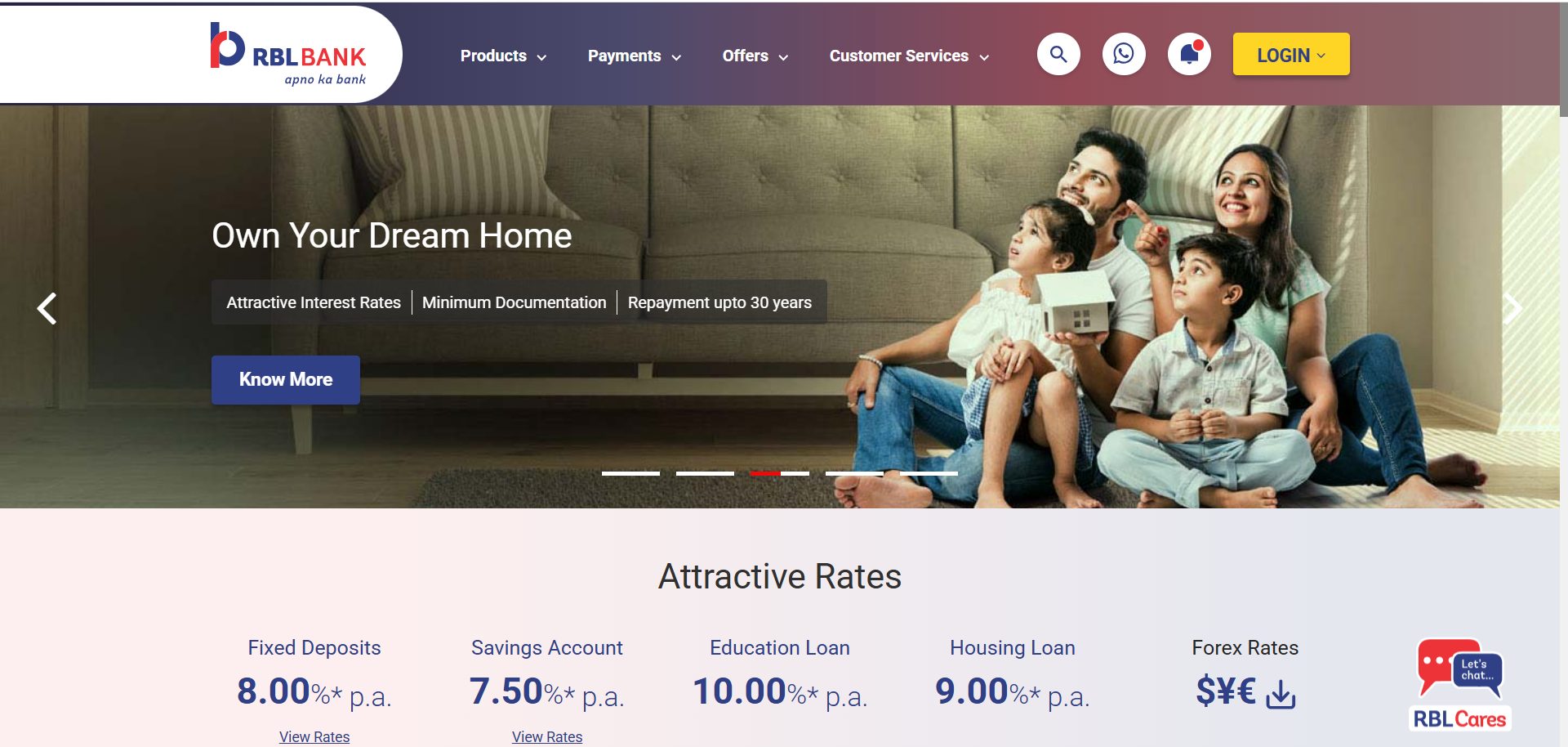 RBL bank home loan statement download