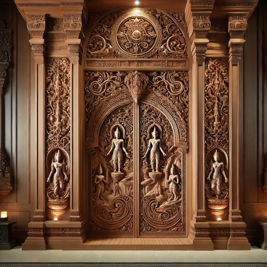 Traditional Temple Door Replicas