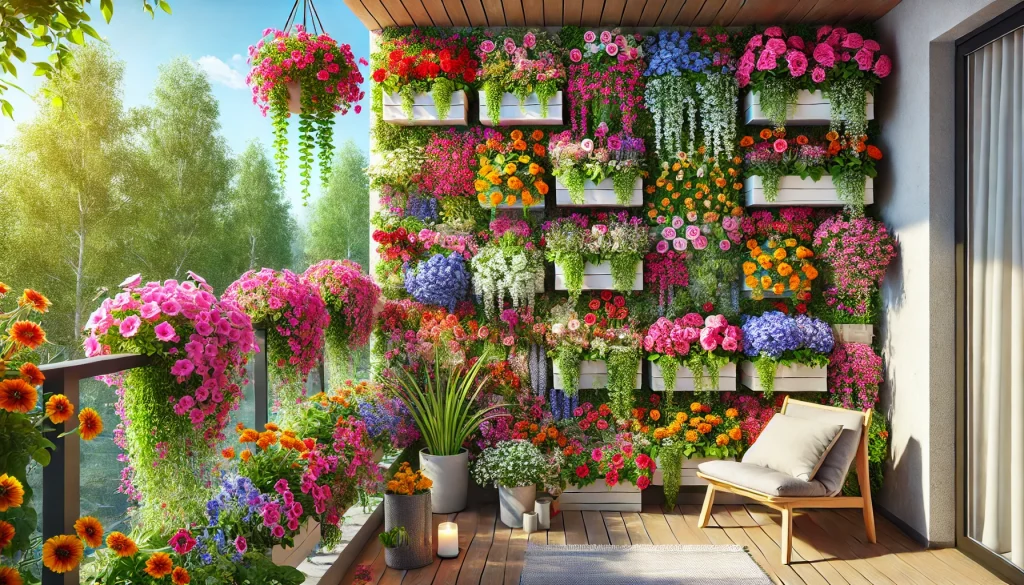 Vertical Flower Wall