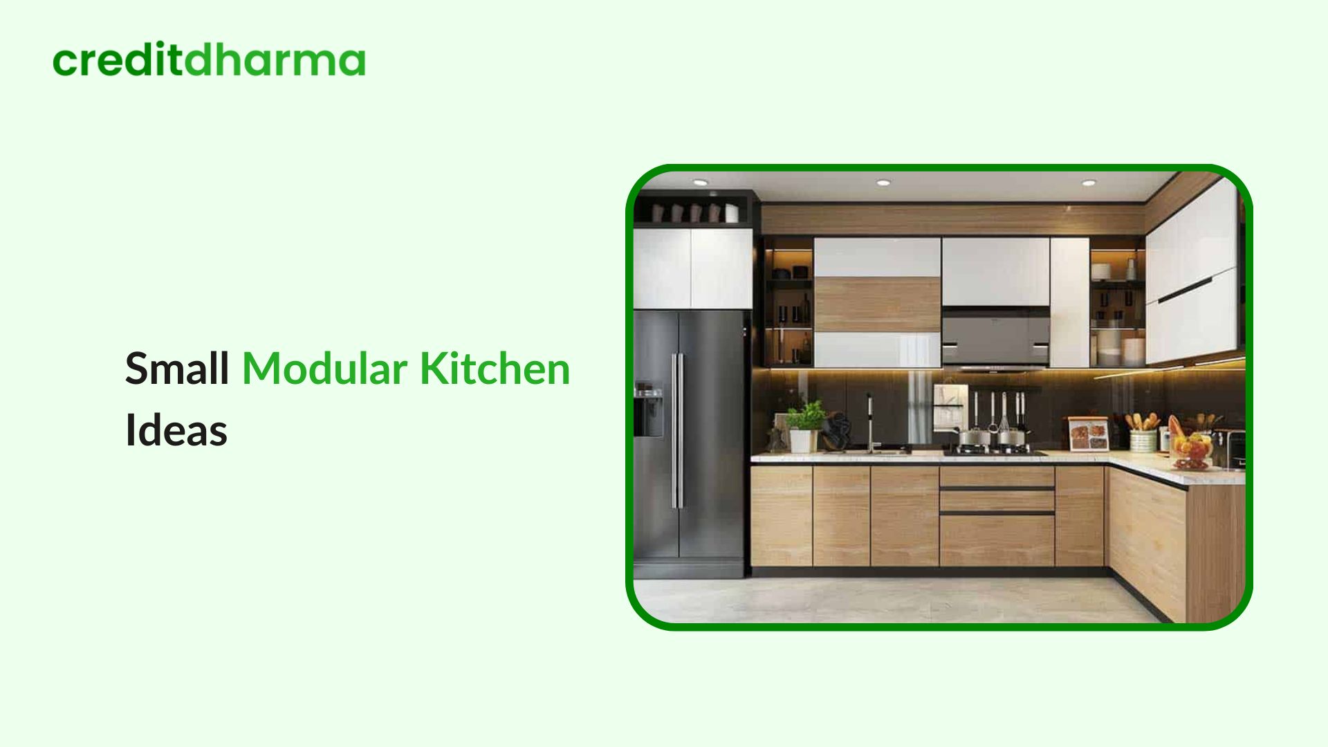 Trending Small Modular Kitchen Design Ideas for Indian Homes