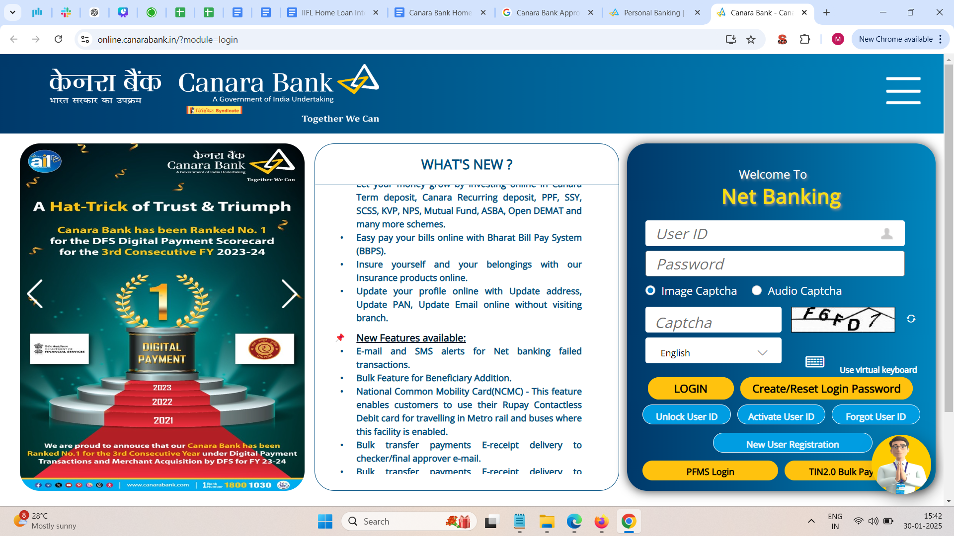 canara bank home loan interest rate