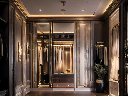 Grand Walk-In Wardrobe bedroom design