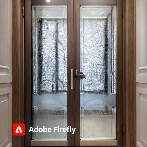 Frosted Glass Doors