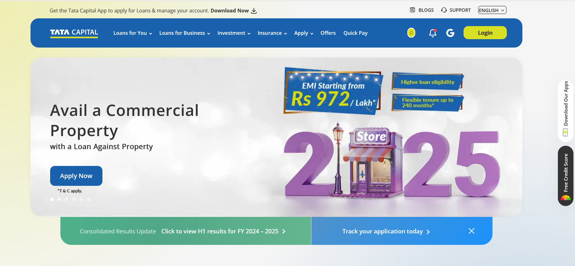 tata capital internet banking