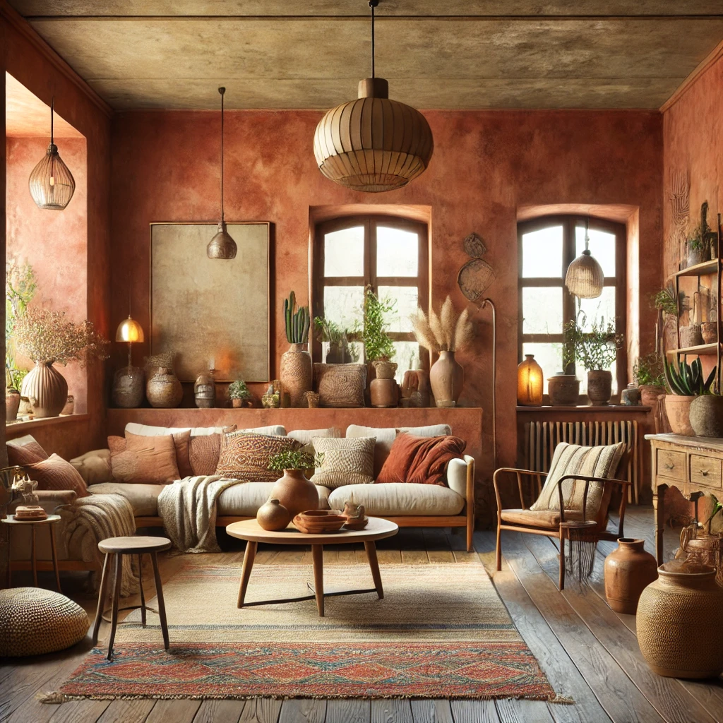 Terracotta colour Creates a Grounded and Natural Feel