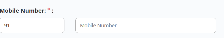 Mobile number