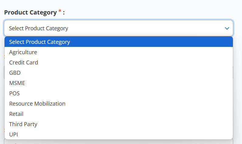 Loan category
